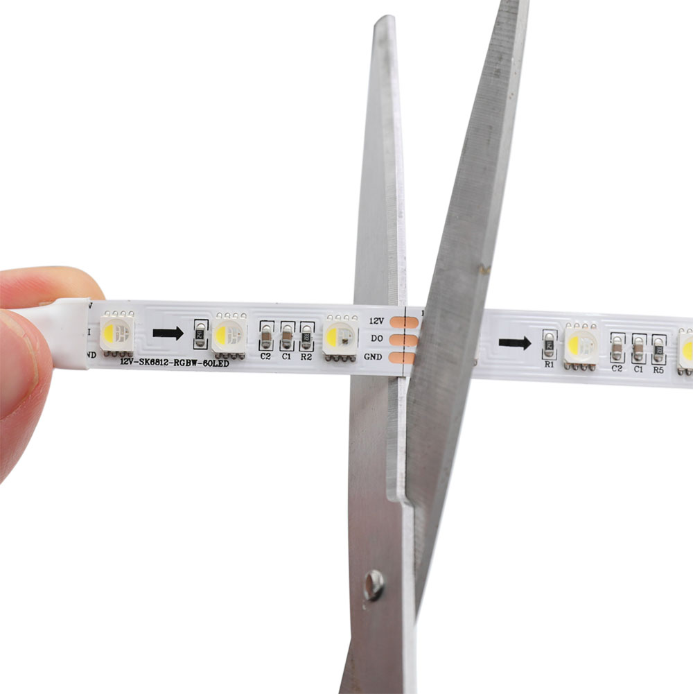 SK6812 RGBW 60LEDS/M DC12V 10MM-Wide Digital Intelligent Addressable LED Strip Lights - 5m/16.4ft per roll SK6812 RGBW 60LEDS/M DC12V 10MM-Wide Digital Intelligent Addressable LED Strip Lights - 5m/16.4ft per roll
